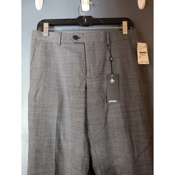 An Original Penguin by Munsingwear Men's Black /Dark Grey Dress Pants 30X30 - Picture 5 of 6